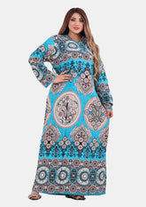 22181 جلابية نص كم