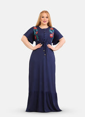 جلابية نص كم 3021