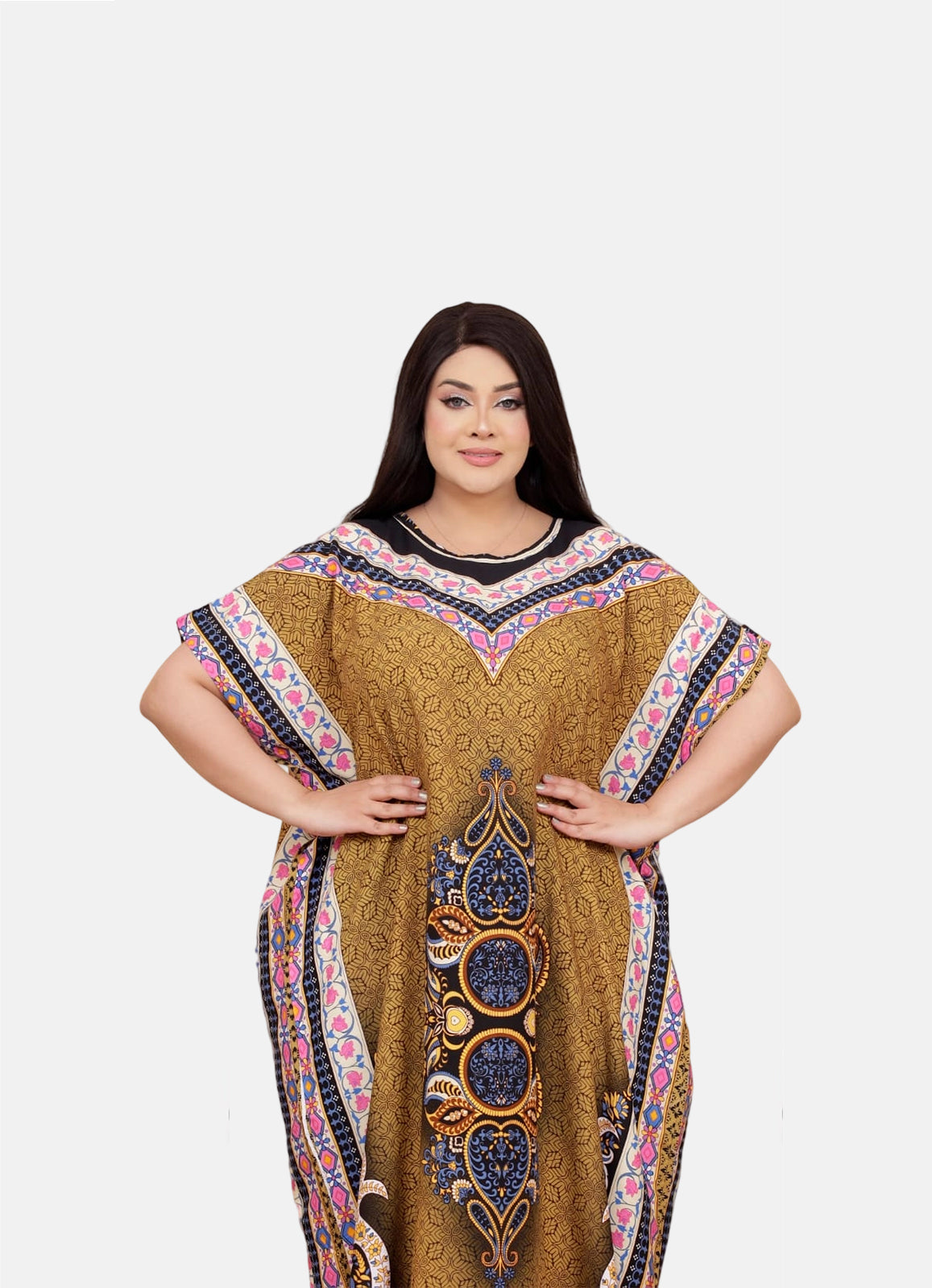 S4013 جلابية نص كم
