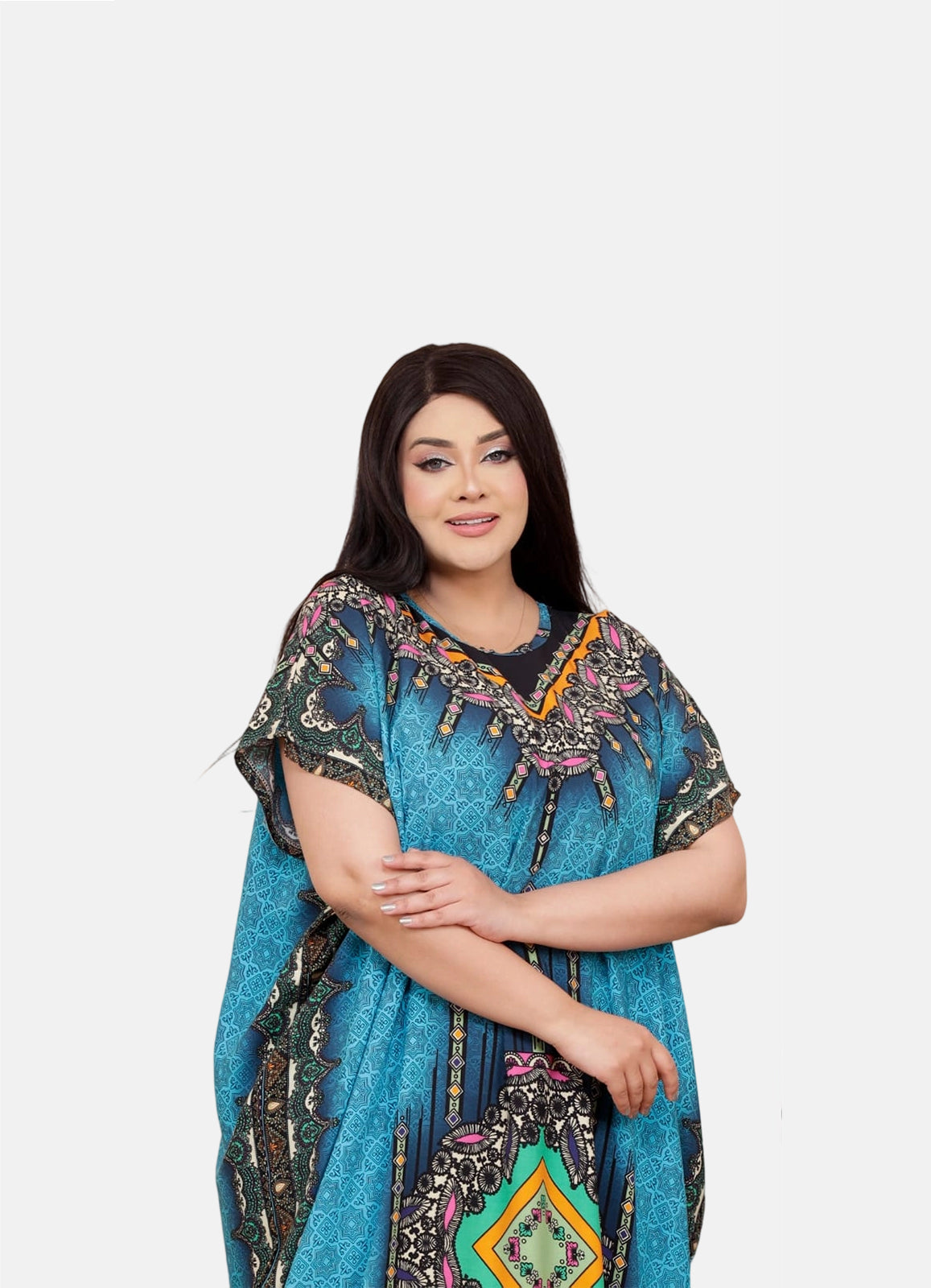 S4014 جلابية نص كم