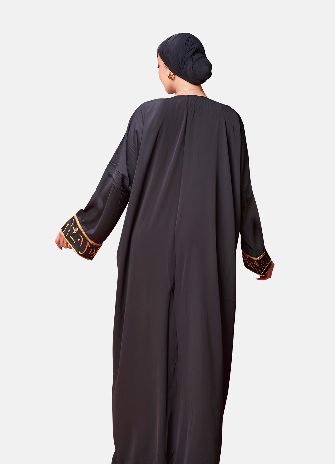 عبايــــة + فستان سادة